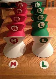 Super Mario And Luigi Party Hats Diy Anniversaire Cookeo Cookeo Recette