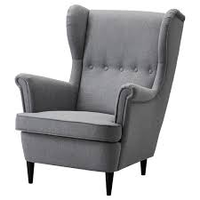 Find the best easy chair price! Strandmon Nordvalla Dark Grey Wing Chair Ikea