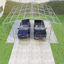 Frontier Garage Frame Only 24 X 24 X 10 Building Garages Steel Buildings