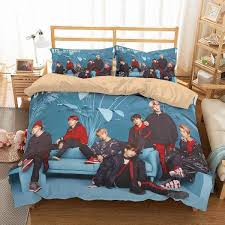 3d Customize Bts Bedding Set Duvet Cover Set Bedroom Set Bedlinen Duvet Cover Sets Duvet Covers Bedding Set