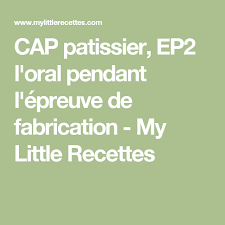 Epingle Sur Cap Patisserie