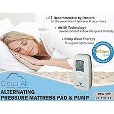 Cloud Air Whisper Quiet Alternating Air Pressure Mattress Topper With Pump Air Pressure Medical Supplies Bed Sores