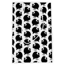 Black And White Turkey Black And White Turkey Silhouettes Thanksgiving Medium Gift Bag White Gifts Black And White Silhouette Design