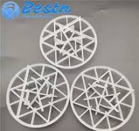 50mm 95mm Plastic Snowflake Ring Tower Packing