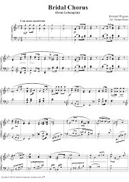 Bridal Chorus Bridal Chorus Sheet Music Digital Sheet Music