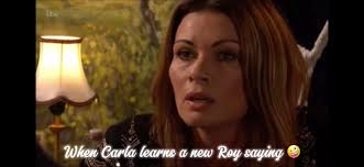Carla and Roy Coronation Street