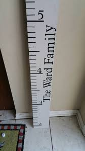 Personalized Wooden Growth Chart Growth Ruler Kids Growth