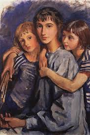 Self portrait, 1909 by zinaida serebriakova. Zinaida Serebriakova Self Portrait With Daughters 1921 Zinaida Serebriakova Facebook