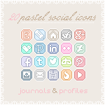 Specialising in laser cutting and digital printing for commercial and craft. Pastel Social Icon Set By Gasara On Deviantart