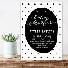 Modern Baby Shower Invitation Geometric Triangles Trendy Etsy Modern Baby Shower Invitations White Baby Showers Unique Baby Shower Invites