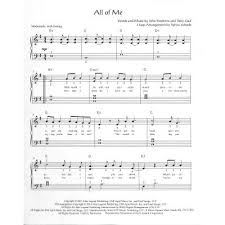 Db db c ab g f! All Of Me Notenbuch De