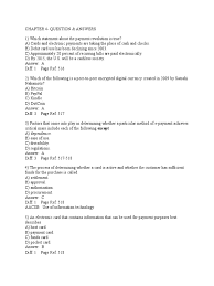 How to pay with a credit or debit card. Chapter 4 Question Answers Smart Card Stored Value Card