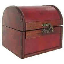 Treasure Chest Red Trunk Boxes Wood Boxes Hobby Lobby