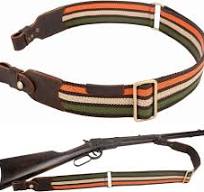 Amazon.com: Eslinga de cuero para rifle con giratorios (café ...