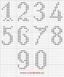 This basic cross stitch numbers pattern can easily be used to customize any craft you are working on. Cross Stitch Alphabet Patterns Beaded Cross Stitch Cross Stitch Numbers