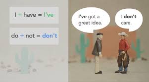 Suggestions are used when we are deciding to do something with other people, or giving them advice on different situations. Grammar Contractions