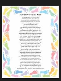 Poem Point Game Sprinkle Baby Shower Baby Shower Poems Baby Shower Fun