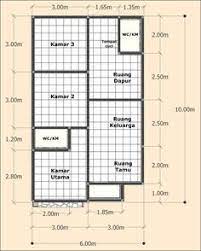 Desain rumah 6x10 di lahan 6x15 1 lantai 3 kamar tidur type 36 45 rincian anggaran biaya rab. Pin Di Yang Saya Simpan