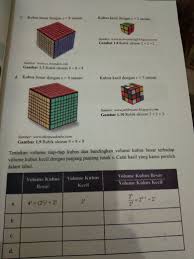 Tentukan Volume Tiap Tiap Kubus Dan Bandingkan Volume Kubus Besar Terhadap Volume Kubus Kecil Brainly Co Id