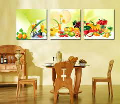 Dining rooms don't have to be stuffy. Free Shipping 3 Piece Canvas Art Home Decoration Wall Art Painting Fruit Wall Painting For Dini Dining Room Art Painting Fruit Wall Art Dining Room Wall Art