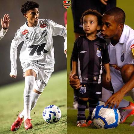CONTINÚA EL LEGADO! 🇧🇷🤩 Robson Júnior, hijo de Robinho, hizo su debut oficial con Santos con 17 años y en tan solo 6 minutos tras su ingreso registró una asistencia. Lo más