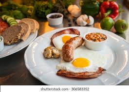 Prepared in under 5 minutes! cooked cereals. Preparing Full English Breakfast Restaurants Kitchen Stock Photo Edit Now 306583352