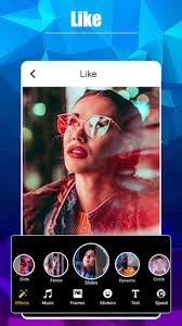 The interface of vido : Download Like Video Like Ly Short Video Maker Free For Android Like Video Like Ly Short Video Maker Apk Download Steprimo Com