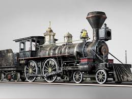 American Steam Locomotive Engine 3d Model Steam Locomotive Locomotive Engine Locomotive