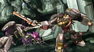 Bruticus is so big that he can actually kill enemies by stepping on them. Transformers Fall Of Cybertron Review New Game Network