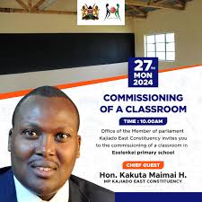 Commissioning rural electrification projects in Kitengela