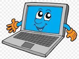 Businessman sitting on office chair and working on his laptop. Laptop Computers Clipart Foto Kolekcija