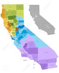 2000x2155 / 394 kb go to map. Mapa De Condados Del Estado De California Con Limites Y Nombres Ilustraciones Vectoriales Clip Art Vectorizado Libre De Derechos Image 10135796