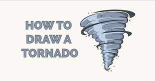 How to draw a tornado. How To Draw A Tornado Really Easy Drawing Tutorial