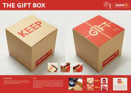 The Gift Box On Behance Gift Box Images Gift Box Gifts