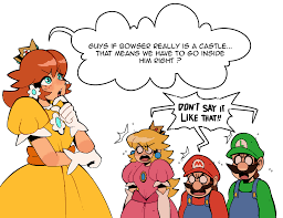Но... она права  Luigi :: Princess Peach :: Princess Daisy :: Mario ::  thegreyzen :: Игры  картинки, гифки, прикольные комиксы, интересные статьи  по теме.