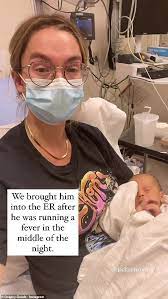 American Idol S Casey Goode Says Her Newborn Son Max Has Tested Positive For Coronavirus Daily Mail Online