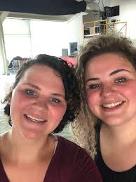 We could have posted a lot of great photos from today's 2-0 pool play  performance, but this is the picture that matters to us. This is Avery  Caruso, twin sister of Copperheads