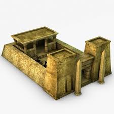 Low Poly Egyptian Temple 3d Model Ad Egyptian Poly Model Temple Egyptian Temple Egyptian Egyptian Art