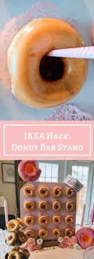 Diy Donut Bar Stand From Ikea Lack Table Ikea Hackers Diy Donut Bar Diy Donuts Donut Bar