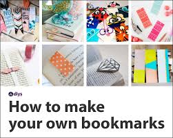 Elegant and bold home sign 25 Different Ways To Make And Create Your Own Bookmarks