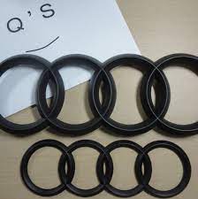 68 7us Rings Grille Emblem Badge 3d Stickers Red Black B7 B8 C6 Q5 Accessories Emblems Q S 07030 A6 Scanner A5 Lighta6 C4 Aliexpress Audi Accessories Black Audi Emblems