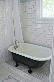 Clawfoot Tub With Tile Surround Like This Idea But Not The Colors Clawfoot Tub Shower Clawfoot Tub Shower Curtain Shower Tub