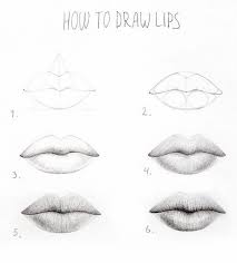 Understanding how to draw beautiful open lips will no doubt make your fashion designs stand out. How To Draw Lips Easy Lips Drawing Draw Realistic Lips Lips Sketch