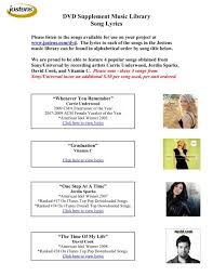 We did not find results for: Dvd Supplement Music Library Song Lyrics Jostens