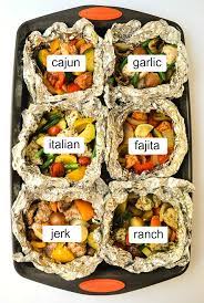 Mix Match Chicken Foil Packets Whole30 Paleo Keto Tastythin