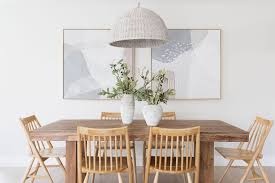 For example, if the dining room table was 48 wide x 60 long, the chandelier that is 24 to 36 in diameter would be an appropriate size to compliment the table. 27 Dining Room Lighting Ideas For Every Style