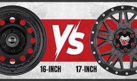 16 vs. 17-inch Wheels: Which is the Better Pick?