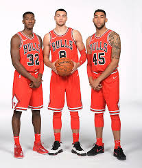 — adam himmelsbach (@adamhimmelsbach) july 30, 2021. Zach Lavine Kris Dunn And Denzel Valentine By Randy Belice