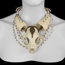 Shuri Bobcat Armadillo Bone Necklace Bone Necklace Animal Bone Jewelry Bone Jewelry