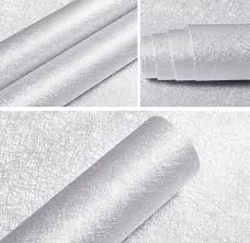 It's not just about wallpaper for walls; Wallpaper Rolls Sheets White Silk Textured Wallpaper Sticker Peel And Stick Wall Covering Bedroom Decor Wallpaper Tools Accessories